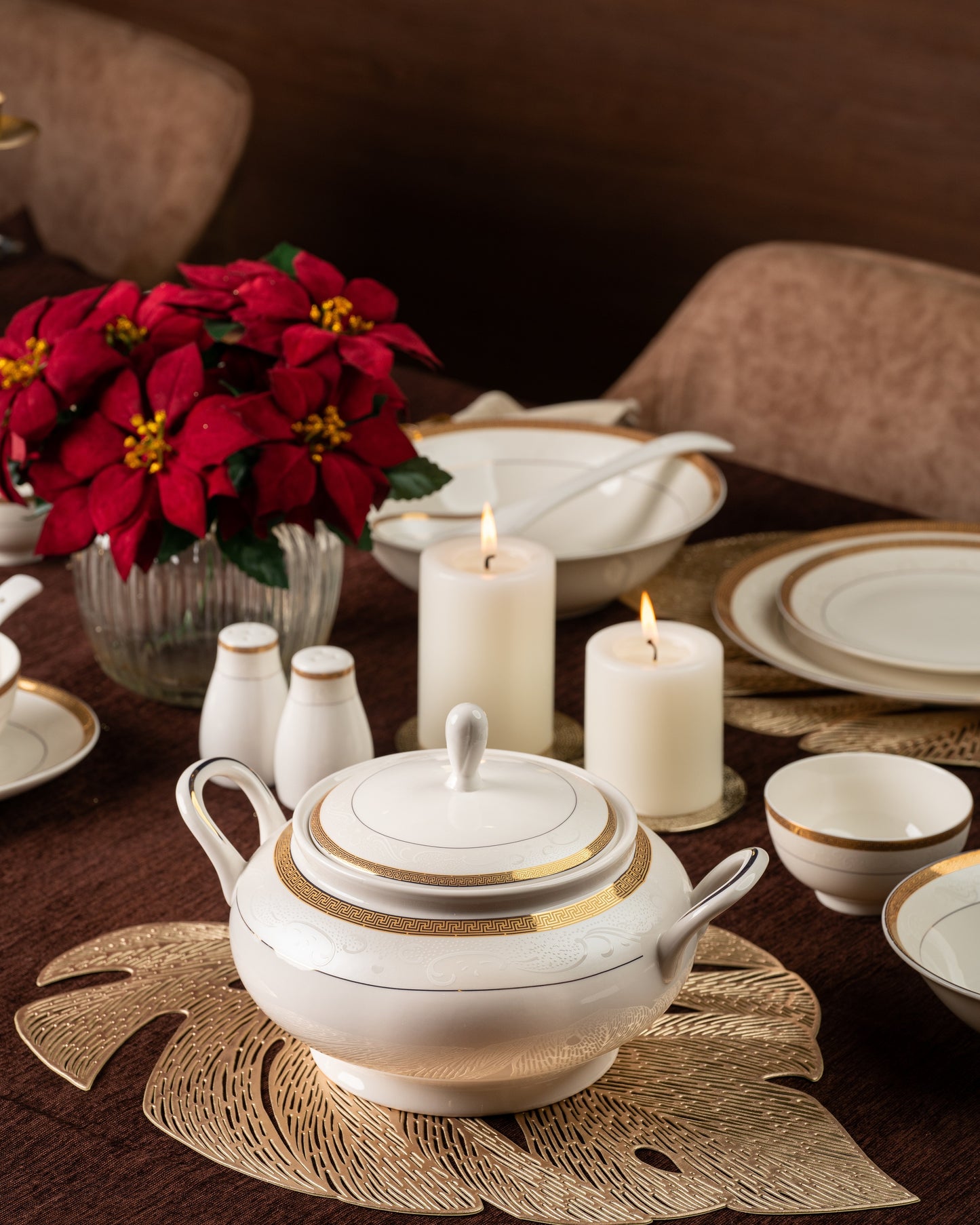 Imperial Gold 40 Pcs Dinner Set - Vigneto