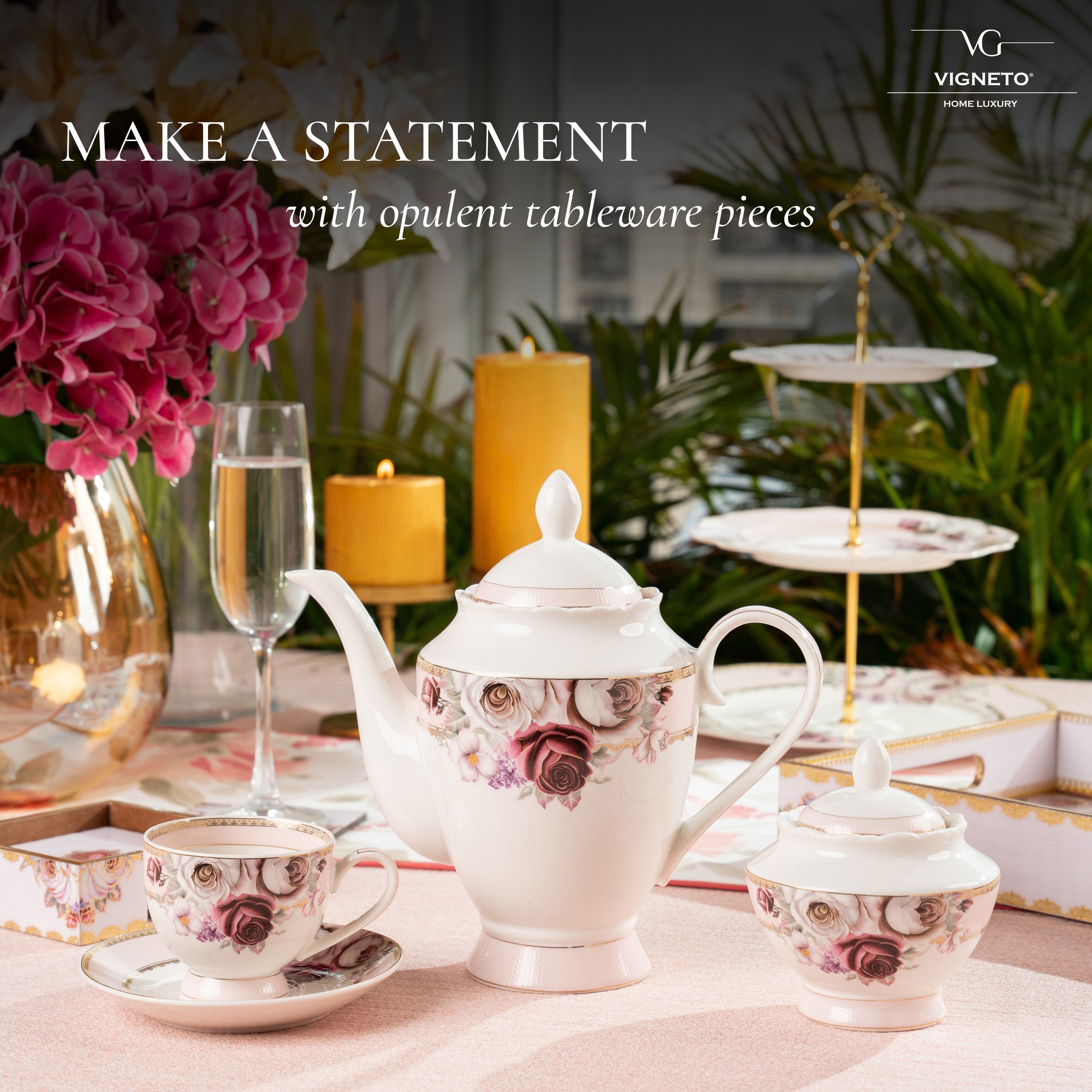 Luxurious Embossed Designs (Tea Sets) – Vigneto