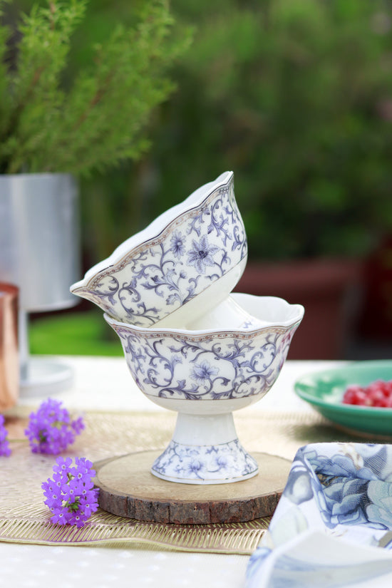 Royal Blue Dessert Cups (Set of 6)