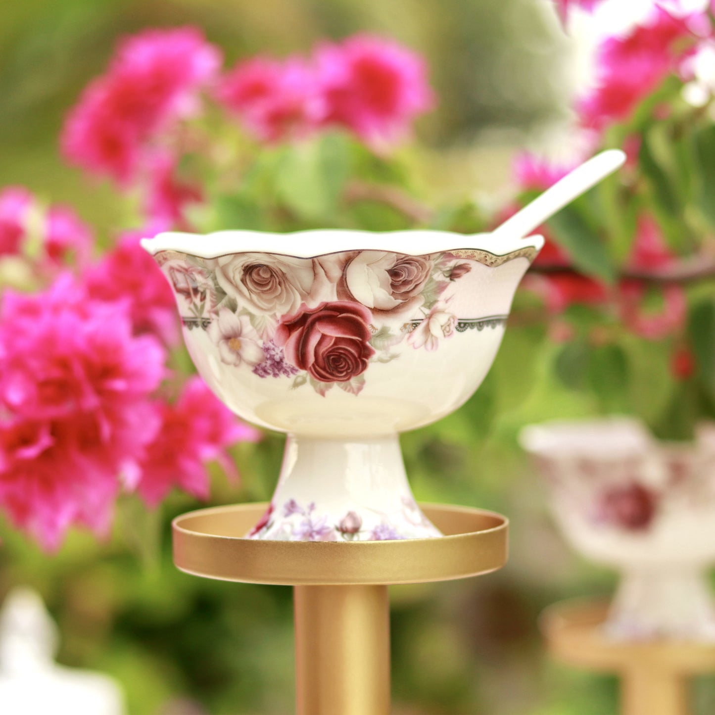 Rose Garden Dessert Cups (Set of 6) - Vigneto
