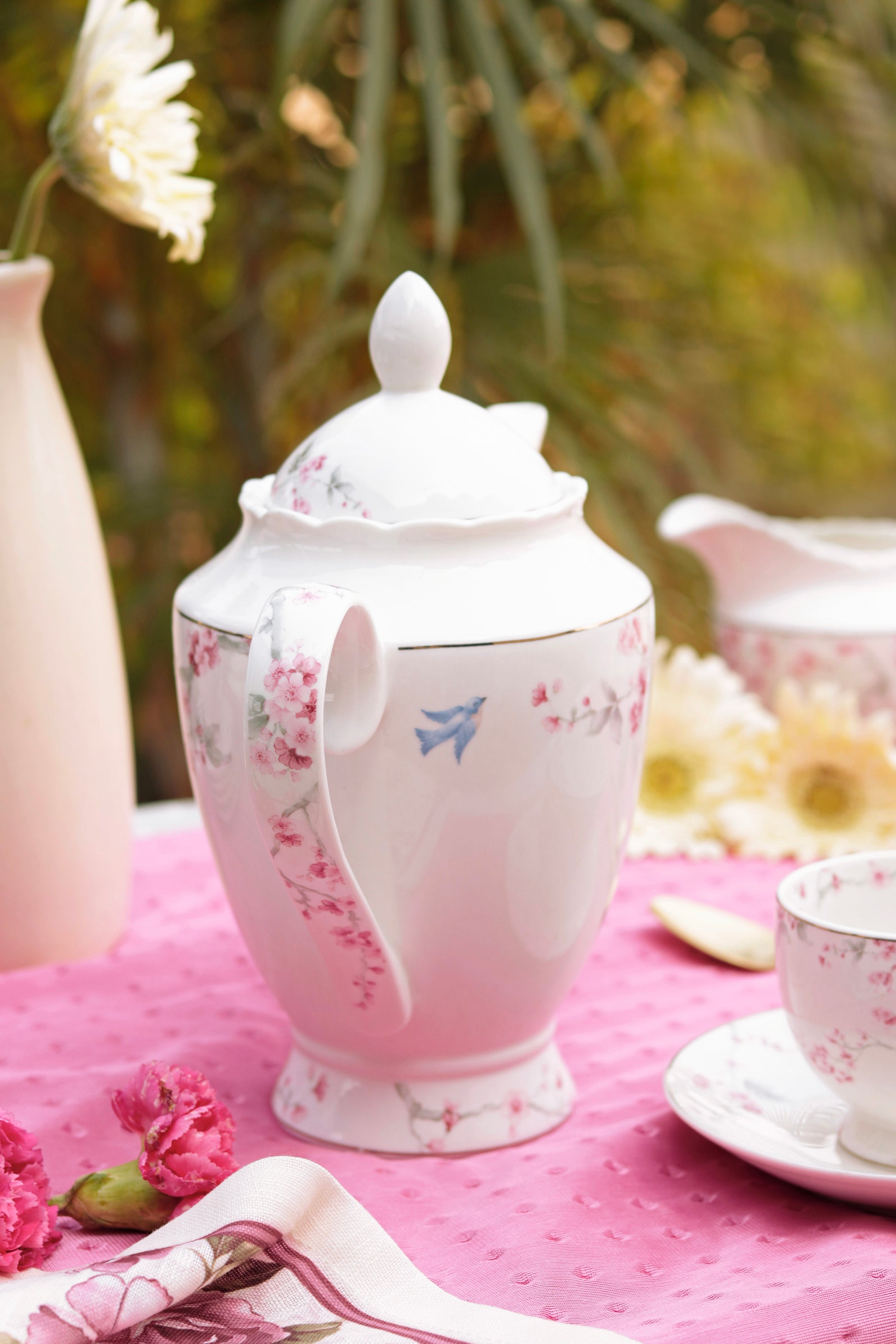 Orchid Bliss 15 Pcs Tea Set - Vigneto