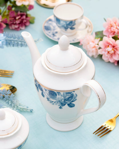 Azure Gold 15 Pcs Tea Set - Vigneto