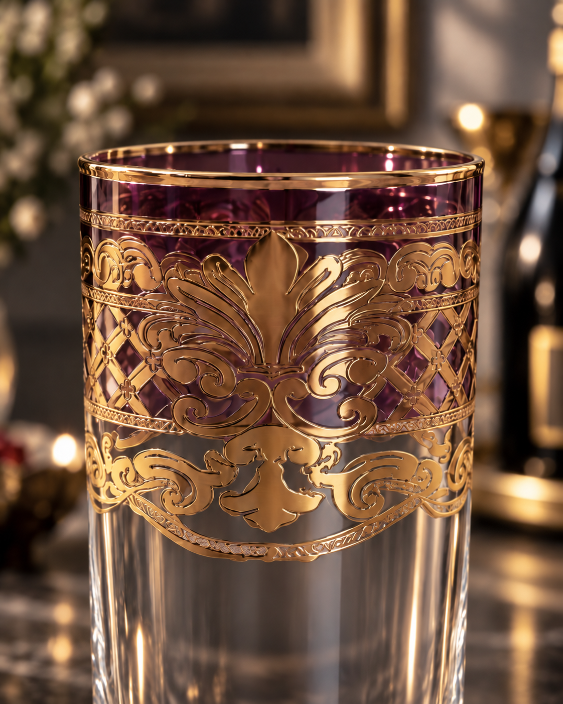 Chateau Imperial 6 Pcs Water Glasses (Palace Collection, 24K Gold Etched)