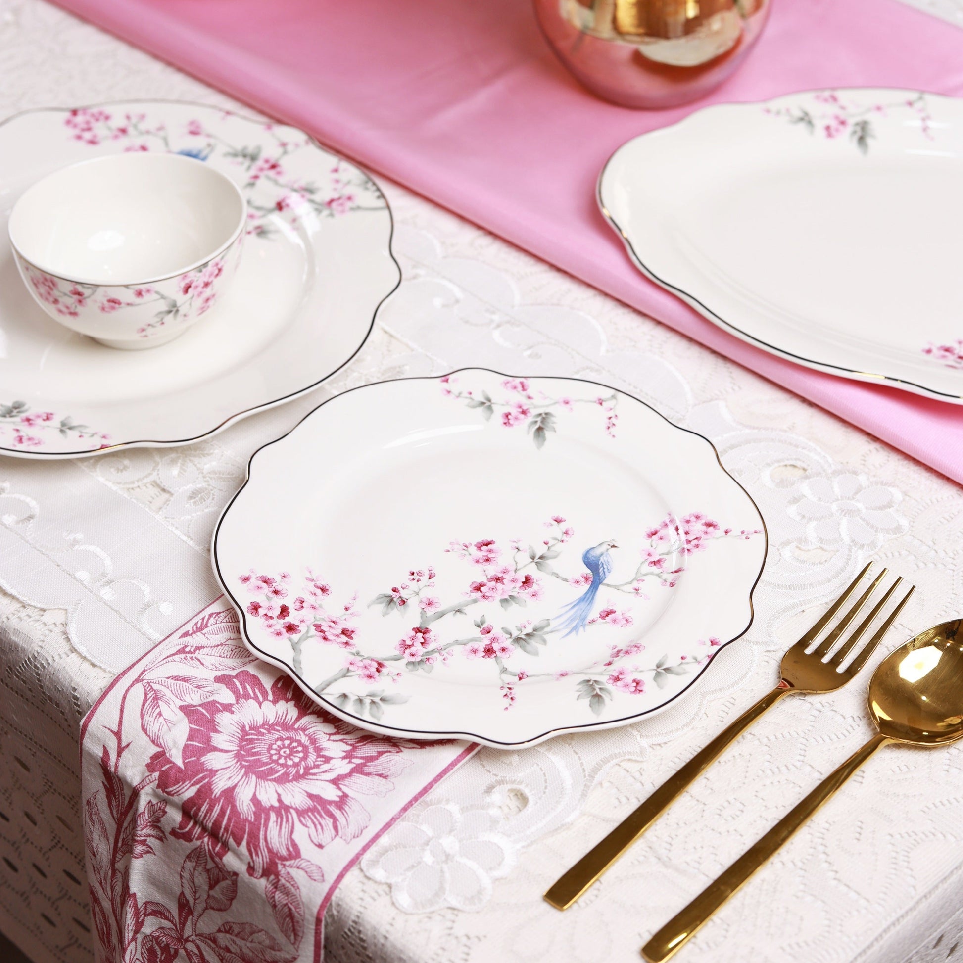 Orchid Bliss 51 Pcs Dinner Set - Vigneto