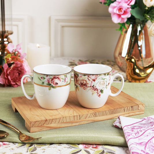 Pistachio Green Mug Set (Capacity 200 ML, Set of 6)