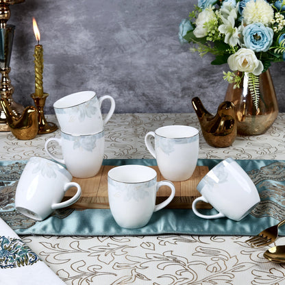 La Pacifique Mug Set (Capacity 180 ML, Set of 6)