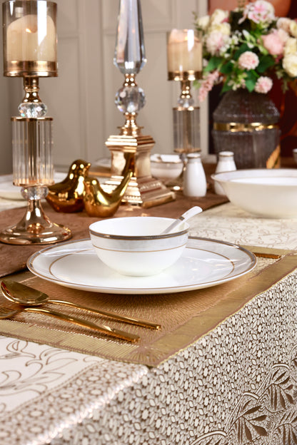 Oyster Pearl 51 Pcs Dinner Set