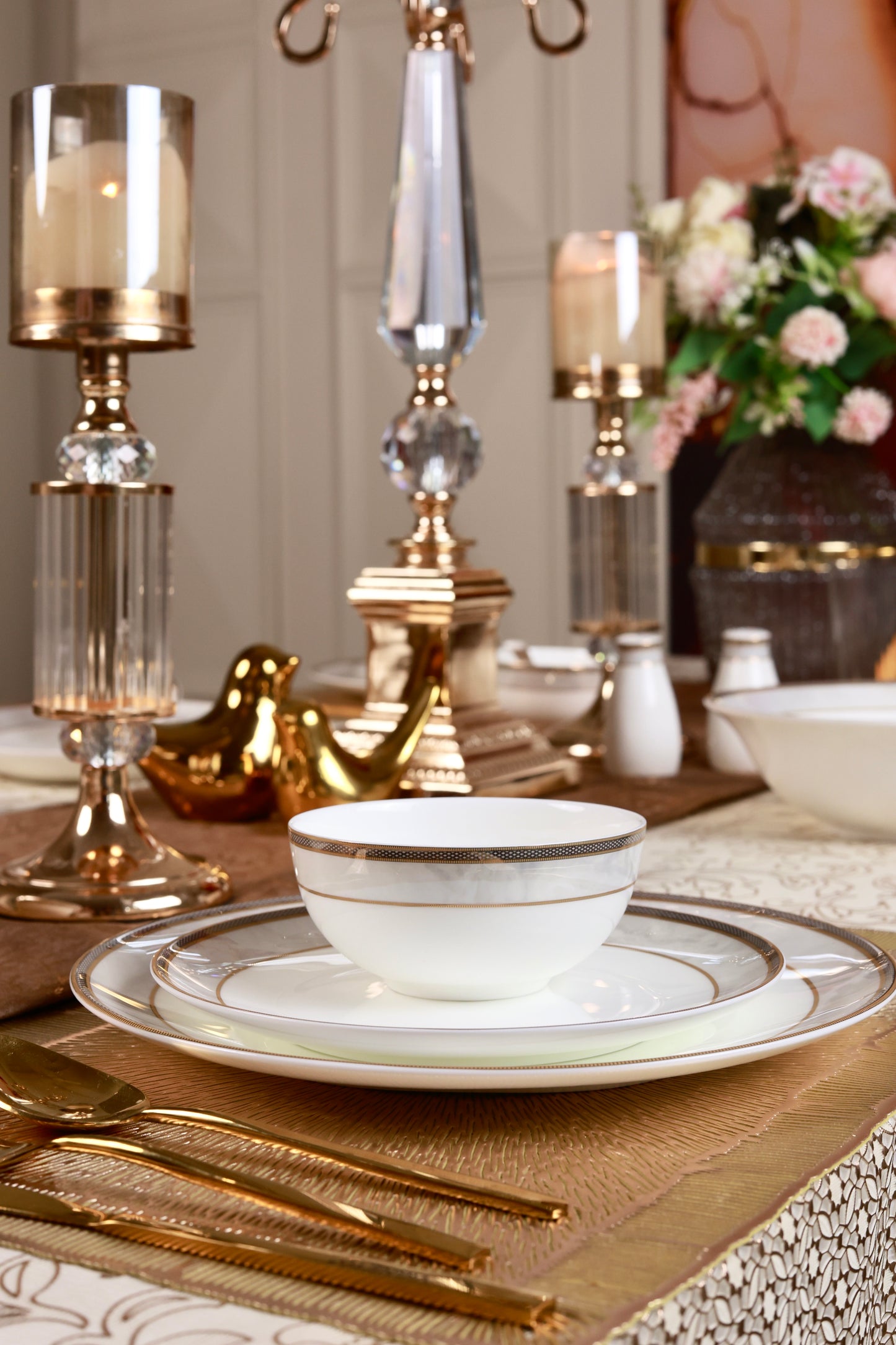 Oyster Pearl 51 Pcs Dinner Set