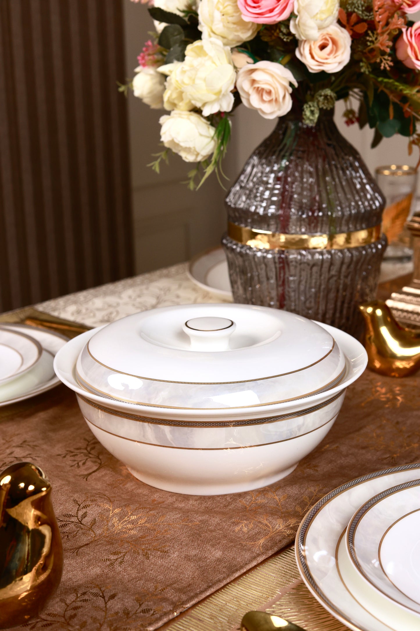 Oyster Pearl 51 Pcs Dinner Set