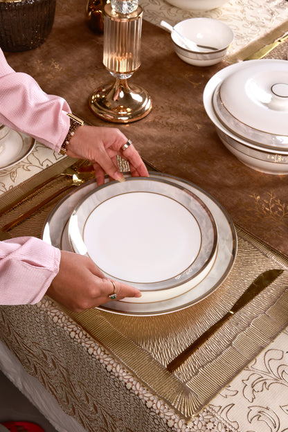 Oyster Pearl 51 Pcs Dinner Set