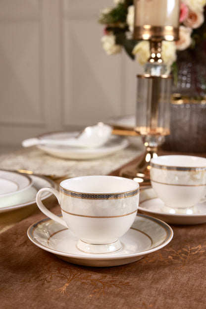 Oyster Pearl 15 Pcs Tea Set