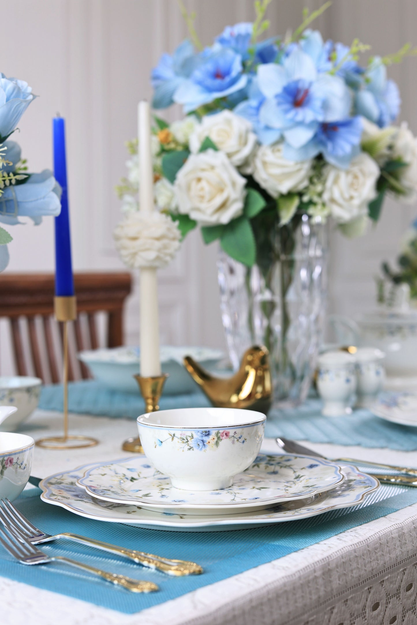 Yorkshire Bloom 42 Pcs Dinner Set