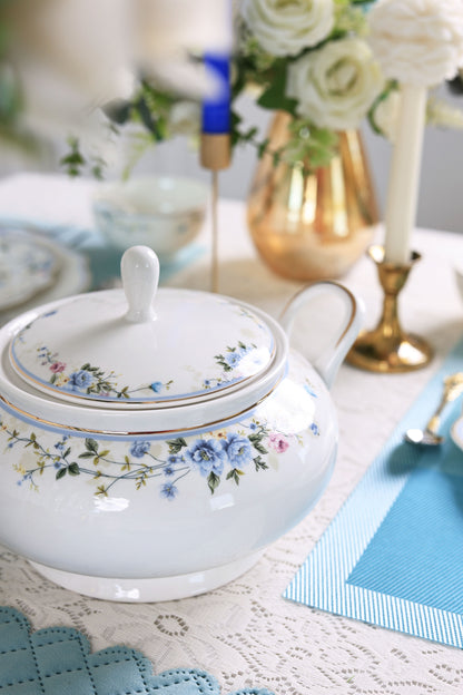 Yorkshire Bloom 59 Pcs Dinner Set