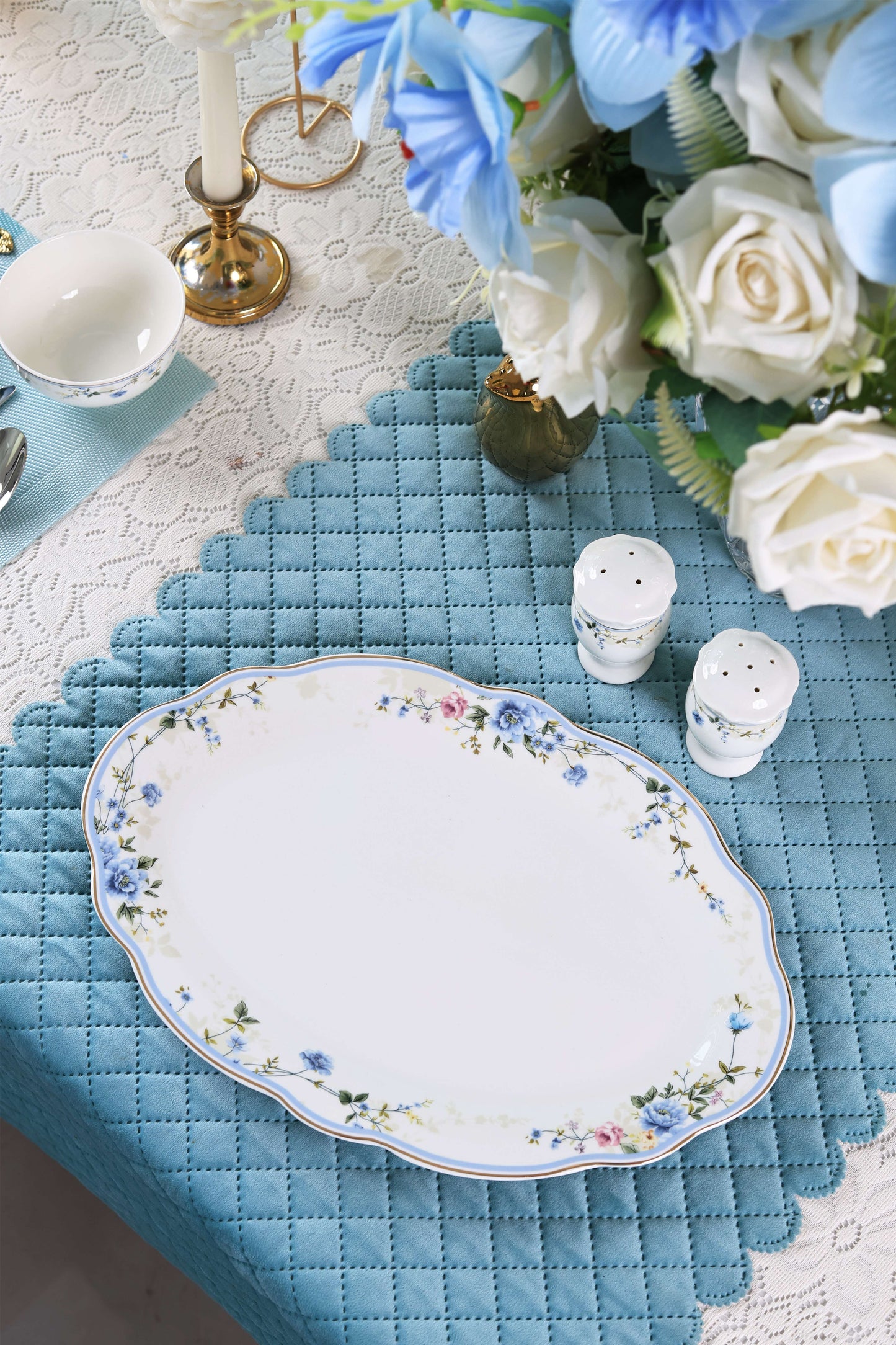 Yorkshire Bloom 42 Pcs Dinner Set