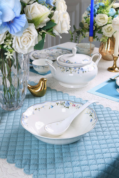 Yorkshire Bloom 59 Pcs Dinner Set