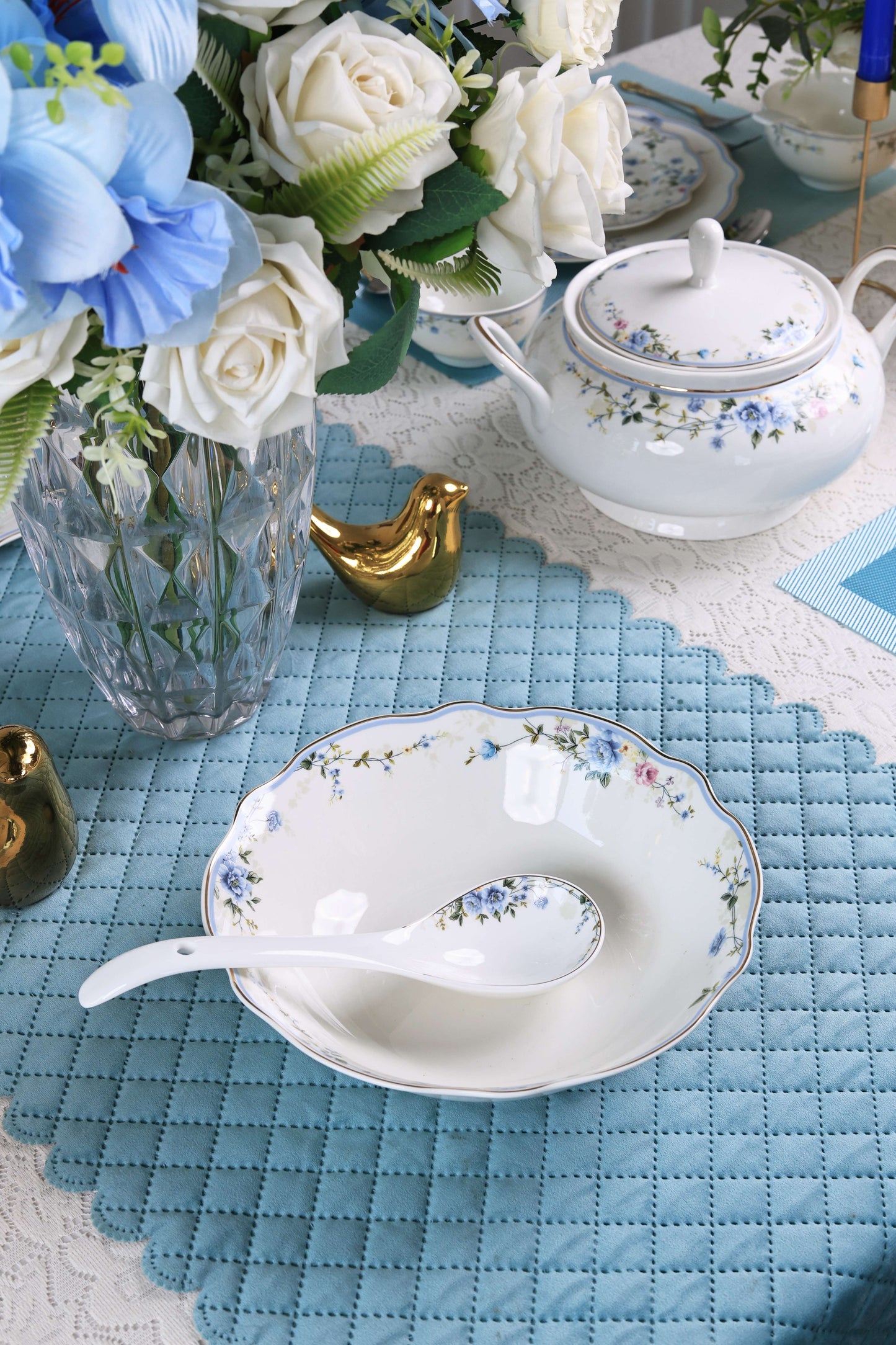 Yorkshire Bloom 42 Pcs Dinner Set