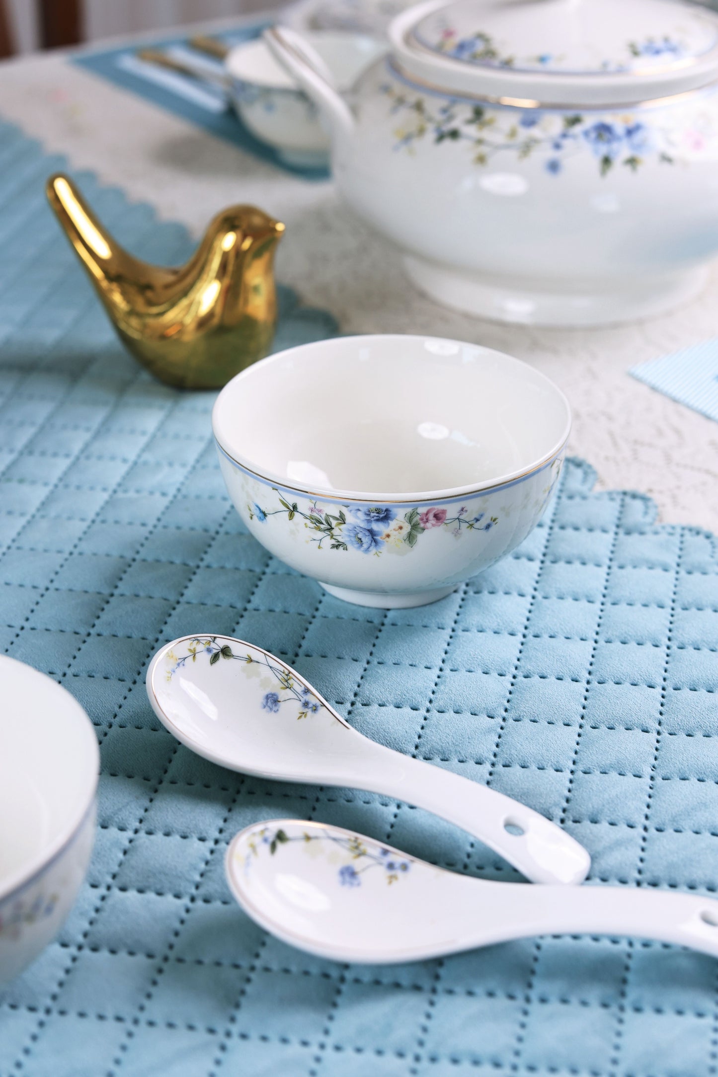 Yorkshire Bloom 59 Pcs Dinner Set