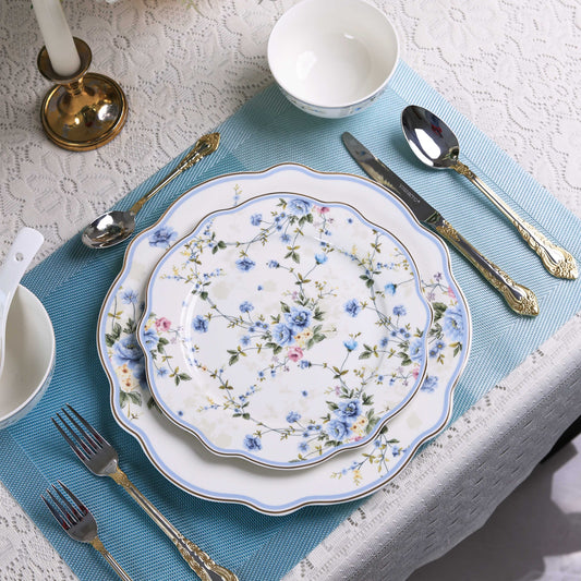 Yorkshire Bloom 42 Pcs Dinner Set - Vigneto