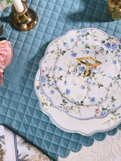 Yorkshire Bloom Two Tier Dessert Stand