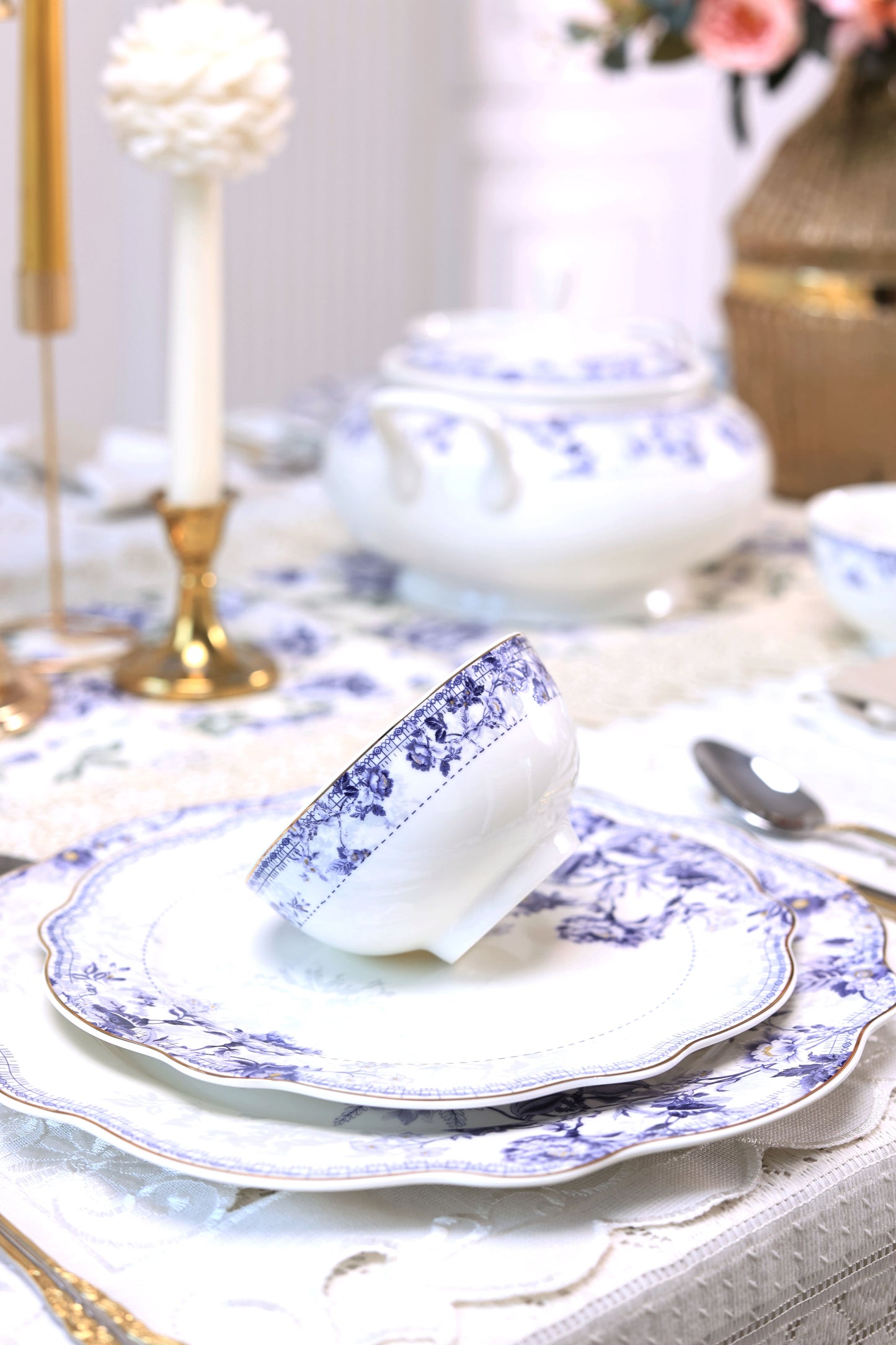 Jardin de Jouy 42 Pcs Dinner Set - Vigneto