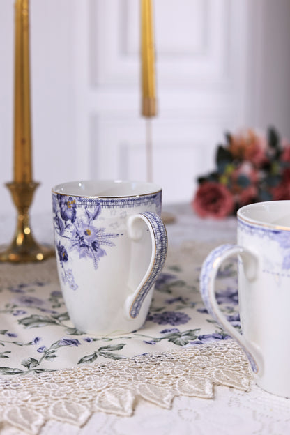 Jardin de Jouy Coffee Mugs (Set of 2, 300 ML) - Vigneto