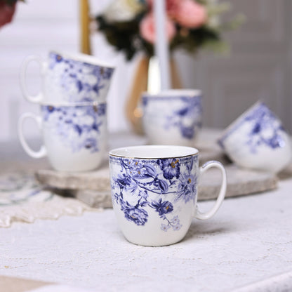 Jardin de Jouy Mug Set (Capacity 200 ML, Set of 6) - Vigneto