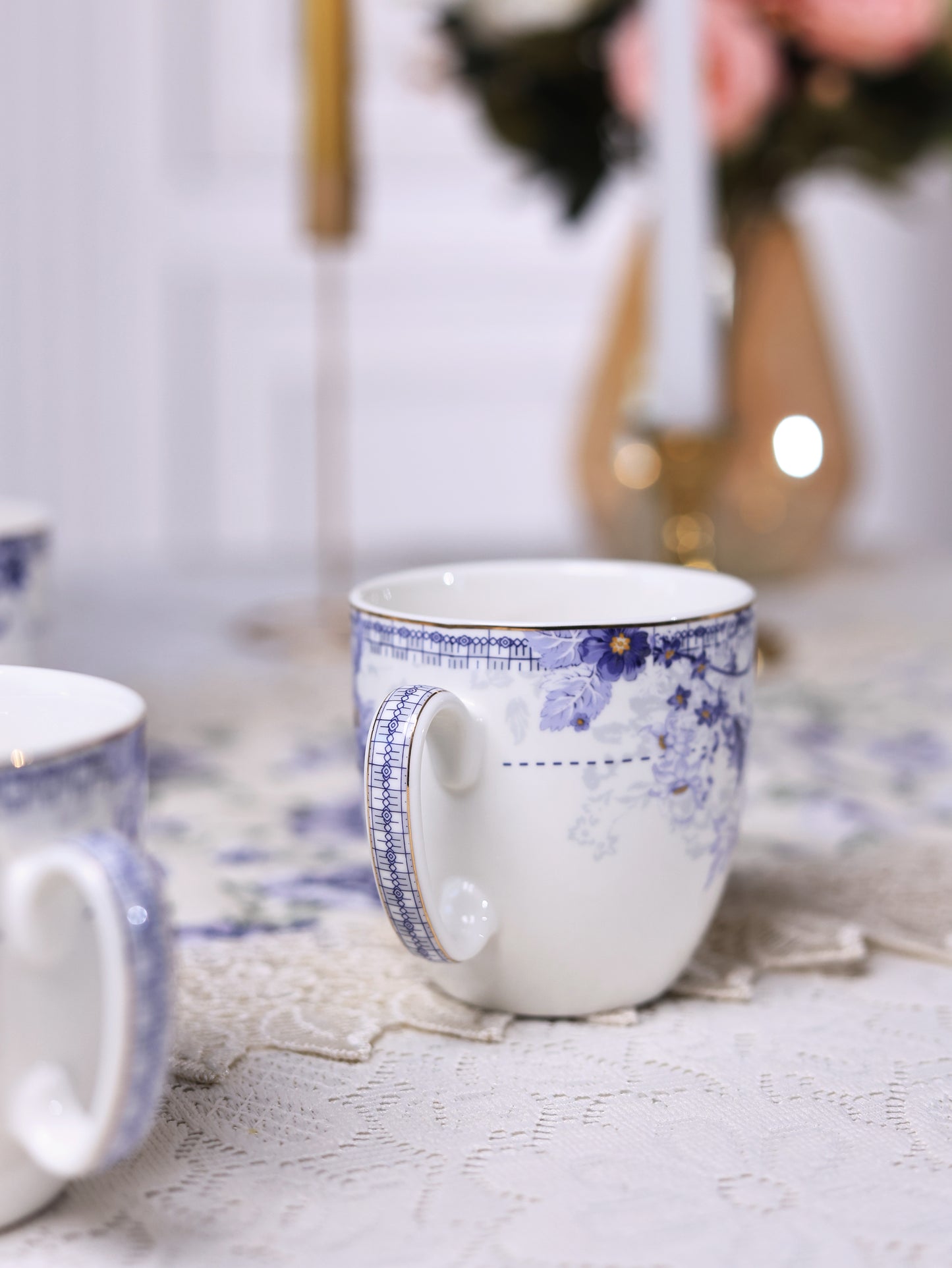 Jardin de Jouy Mug Set (Capacity 200 ML, Set of 6) - Vigneto