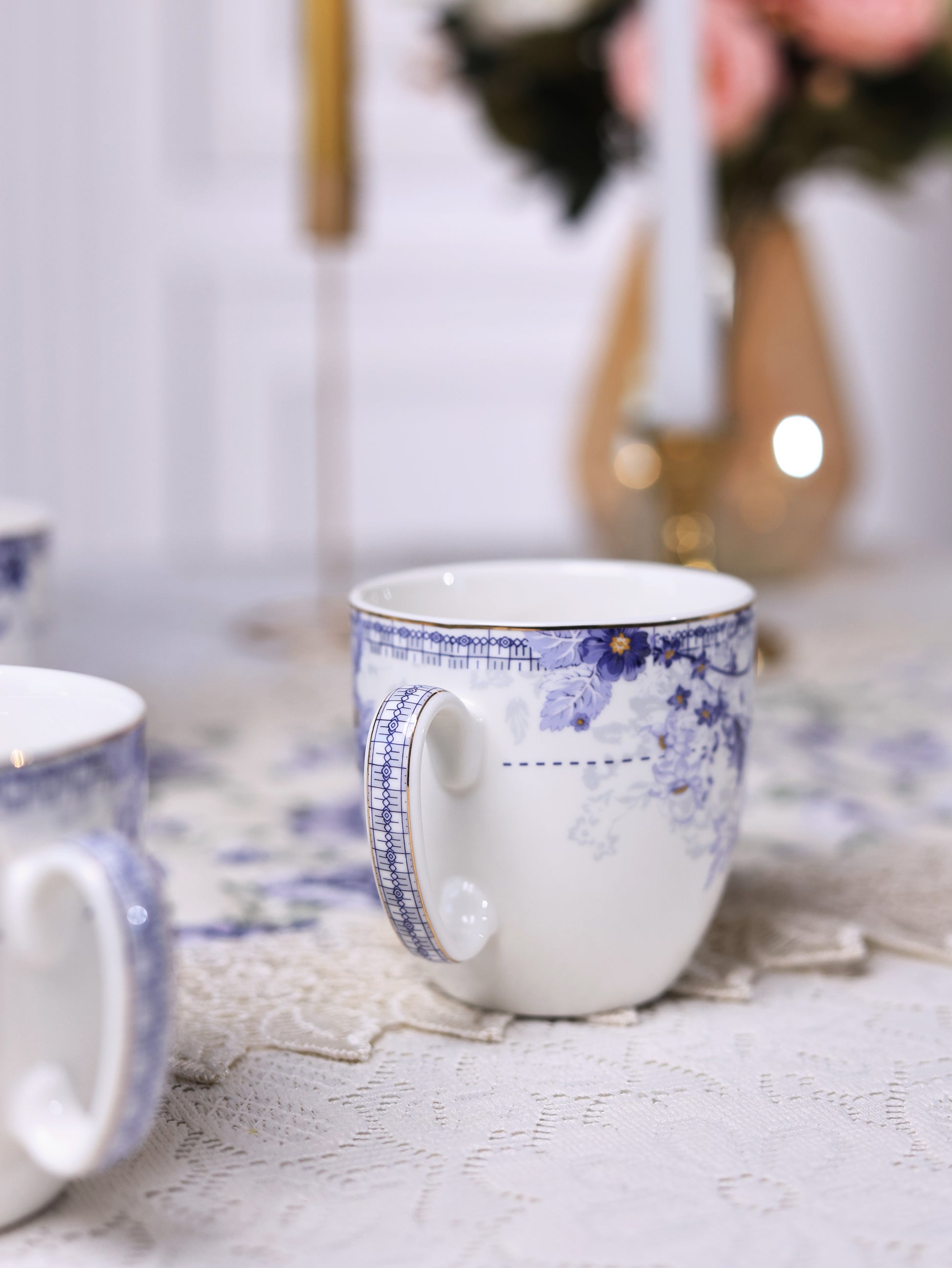 Jardin de Jouy Mug Set (Capacity 200 ML, Set of 6) - Vigneto