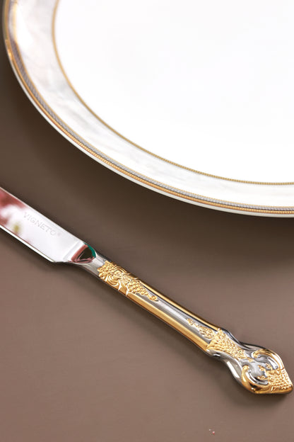 Vineyard Gold 6 Pcs Knives (Palace Collection, 24K Gold Plated)
