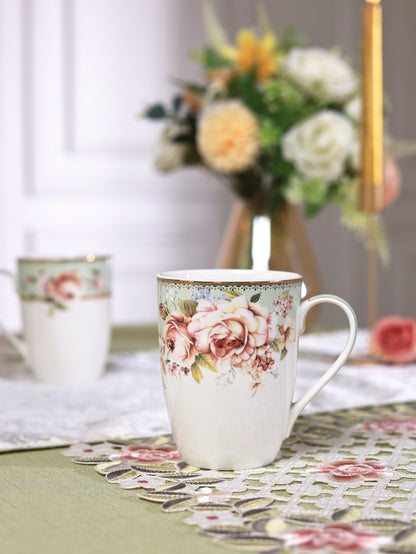 Pistachio Green Coffee Mugs (Set of 2, 300 ML) - Vigneto