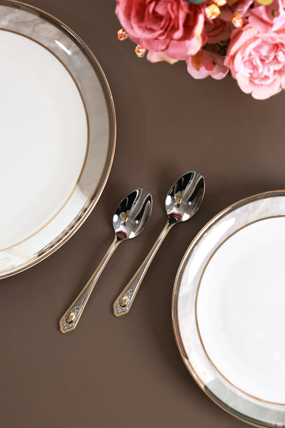 Empress Gold 24 Pcs Cutlery Set (Palace Collection, 24K Gold Plated)