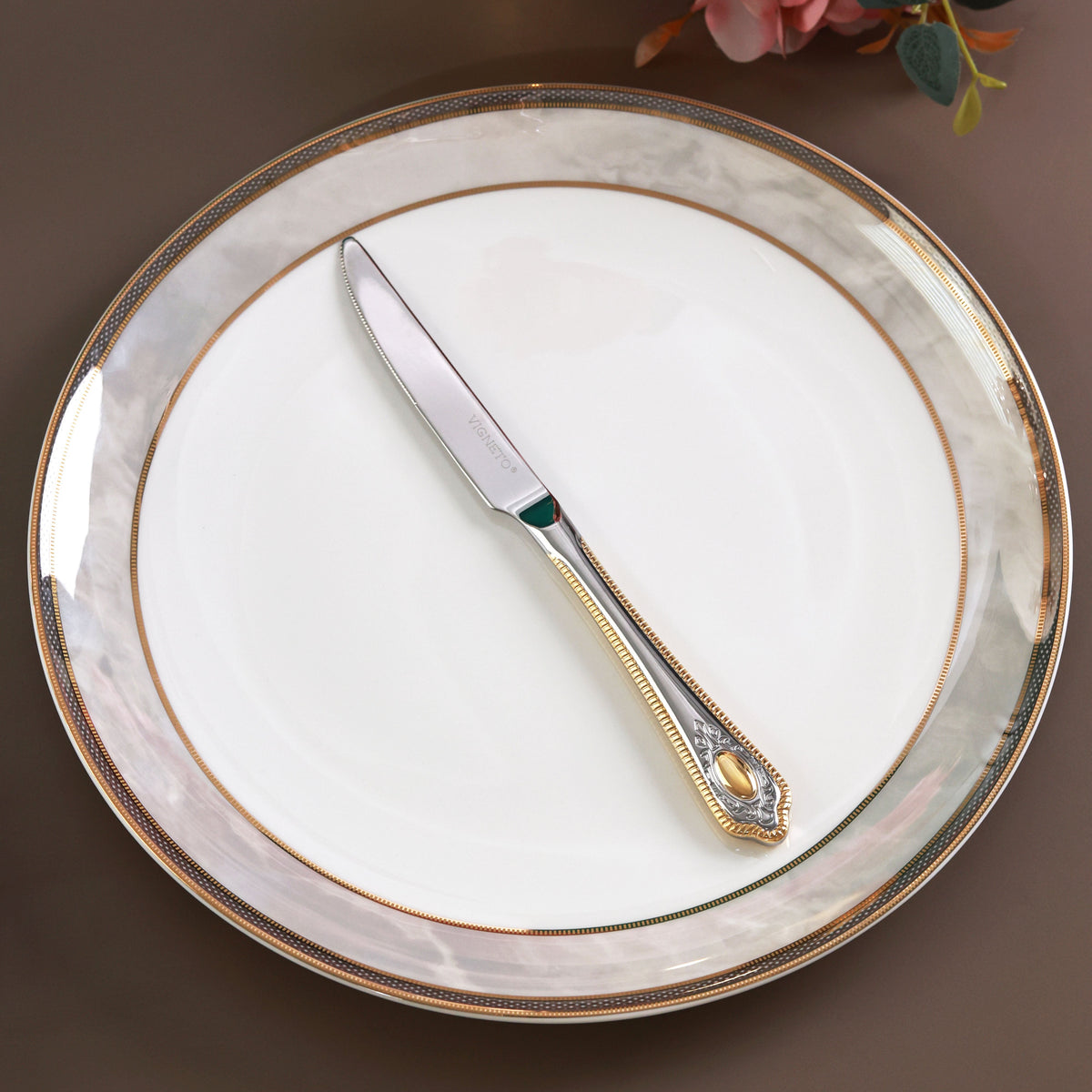 Empress Gold 6 Pcs Knives (Palace Collection, 24K Gold Plated)