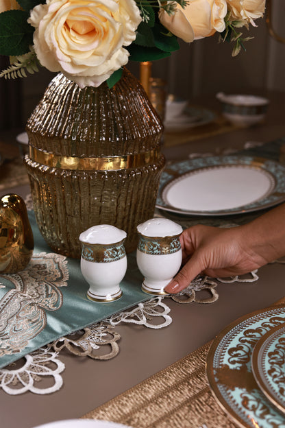 Rococo Majeste 42 Pcs Dinner Set (Palace Collection, 24K Embossed Gold)