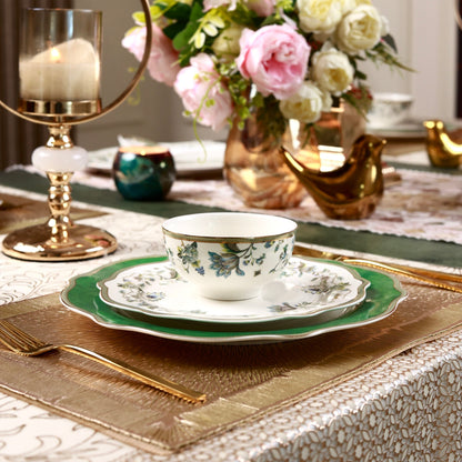 Tudor Green 36 Pcs Dinner Set