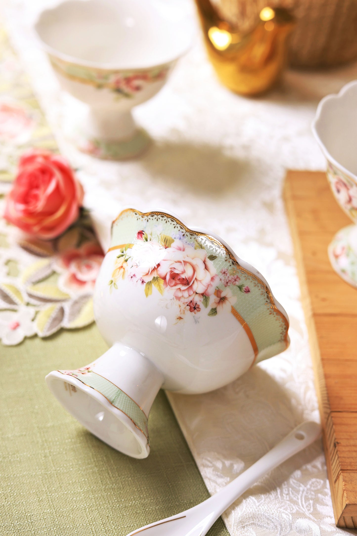 Pistachio Green Dessert Cups (Set of 6) - Vigneto