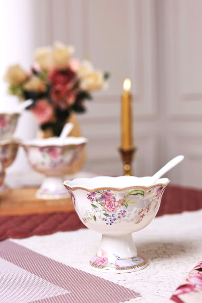 Lilac Garden Dessert Cups (Set of 6) - Vigneto