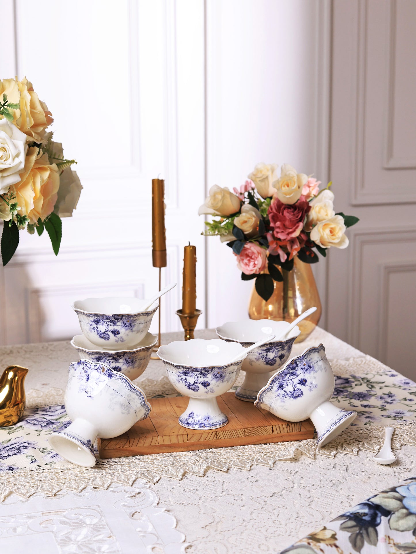 Jardin de Jouy Dessert Cups (Set of 6) - Vigneto