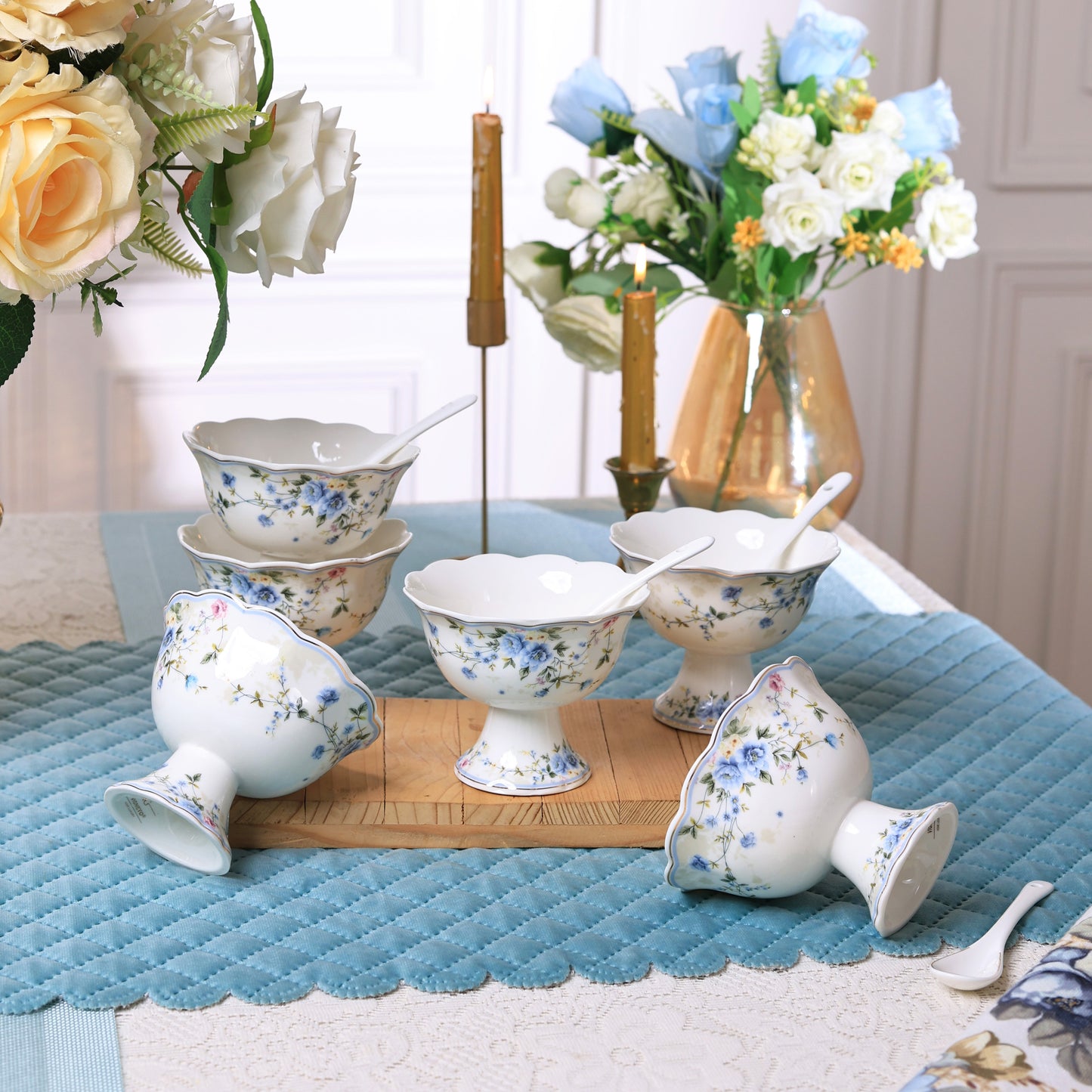 Yorkshire Bloom Dessert Cups (Set of 6) - Vigneto