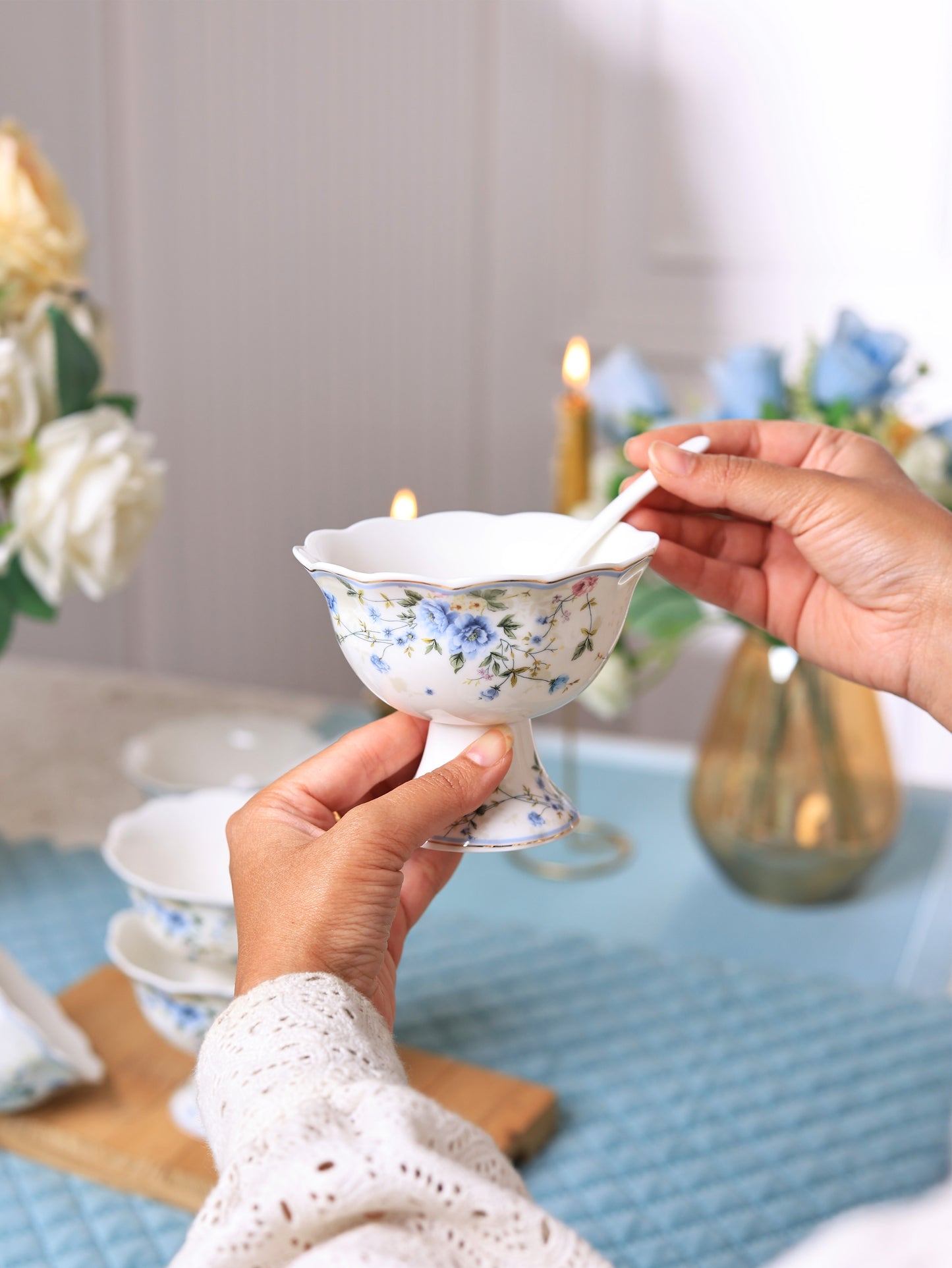 Yorkshire Bloom Dessert Cups (Set of 6) - Vigneto