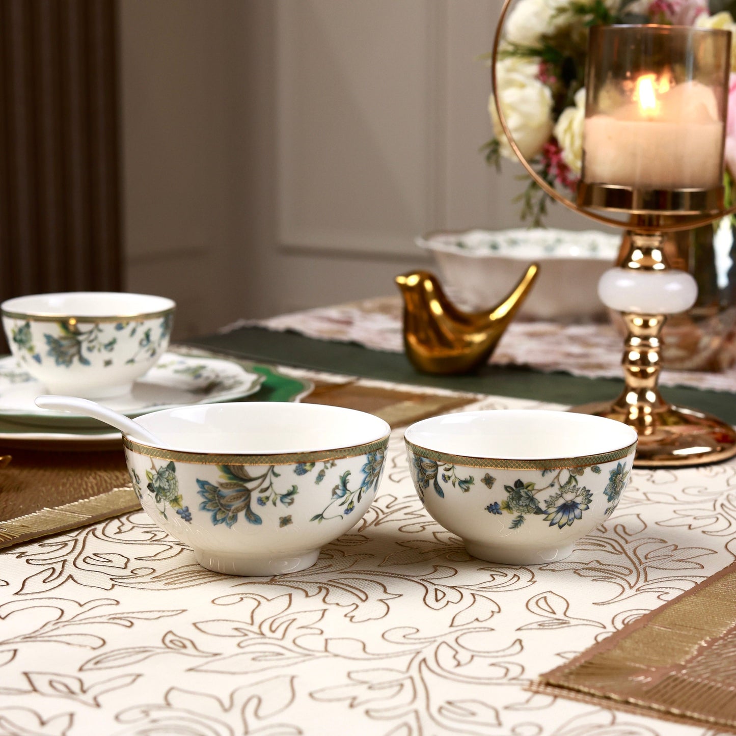 Tudor Green 36 Pcs Dinner Set