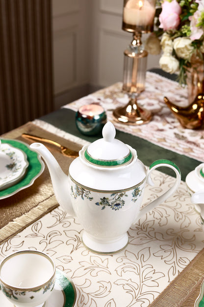 Tudor Green 15 Pcs Tea Set