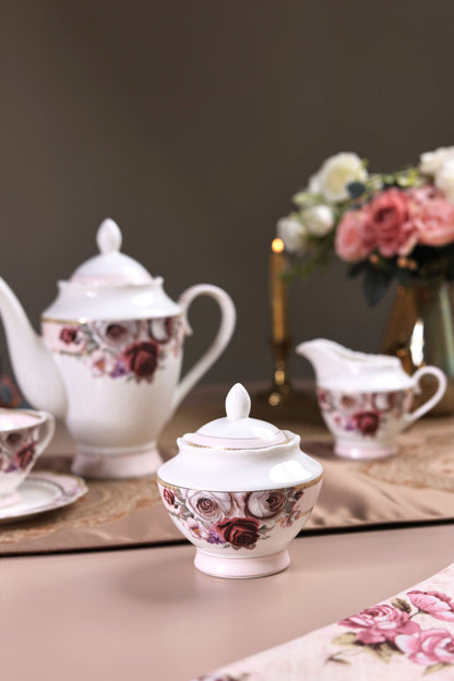 Rose Garden 15 Pcs Tea Set (Vintage Collection) - Vigneto