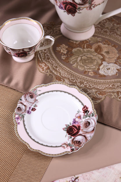 Rose Garden 15 Pcs Tea Set (Vintage Collection) - Vigneto