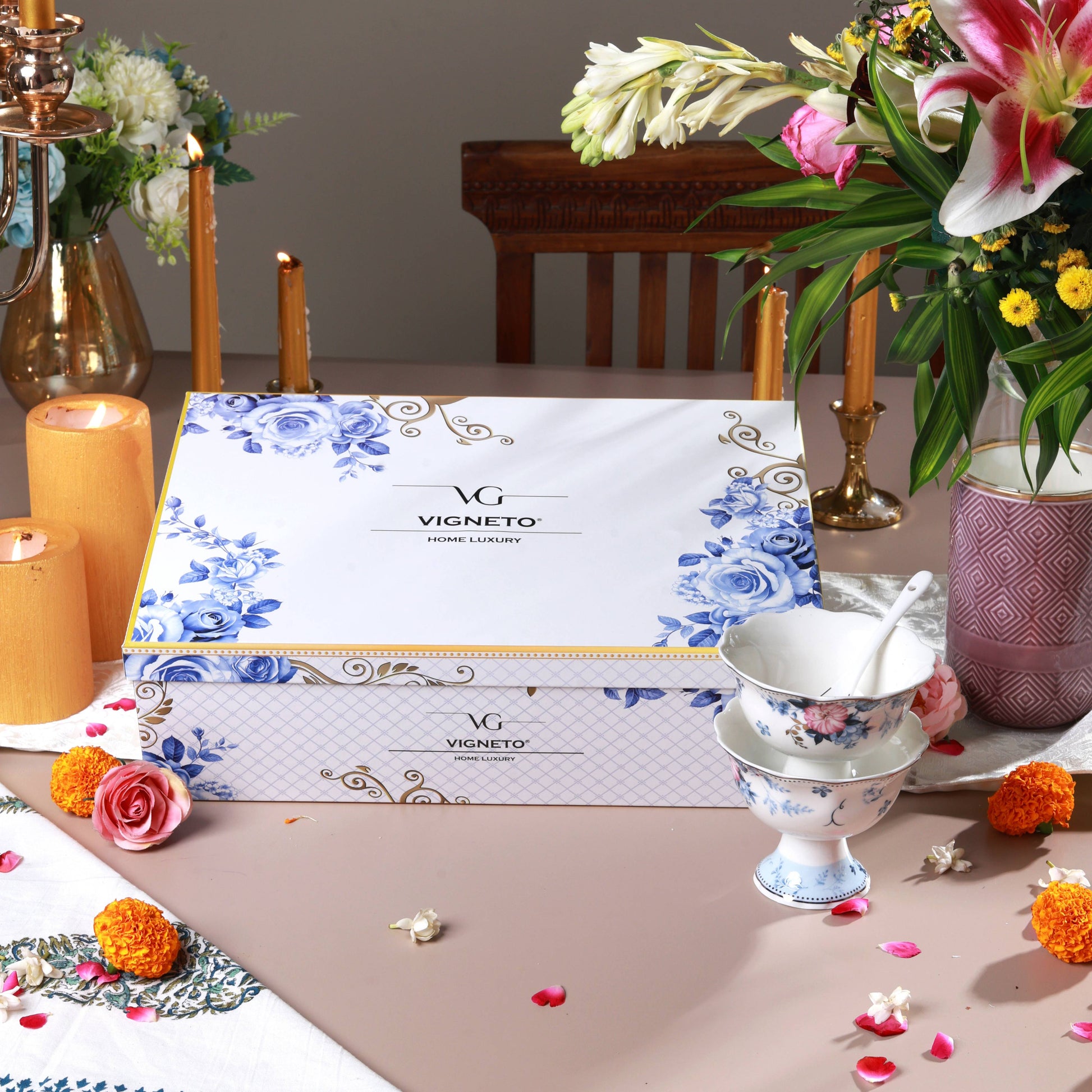 Spring Meadows Dessert Cups (Set of 6) - Vigneto