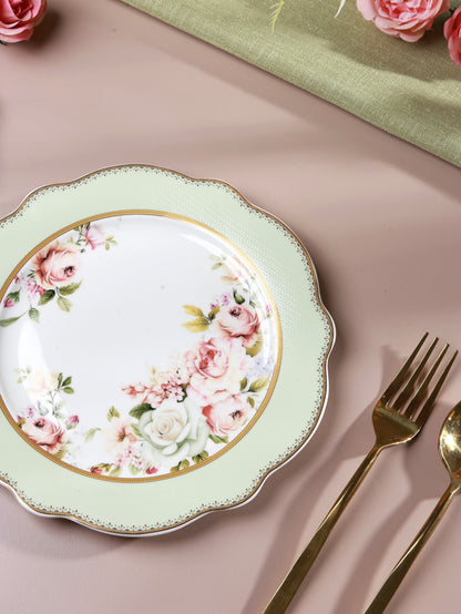 Pistachio Green 8" Quarter Plates (Set of 6)