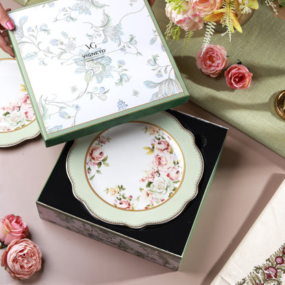 Pistachio Green 8" Quarter Plates (Set of 6)