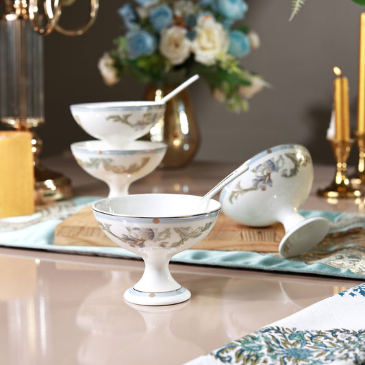 Oriental Blume Dessert Cups (Set of 6)