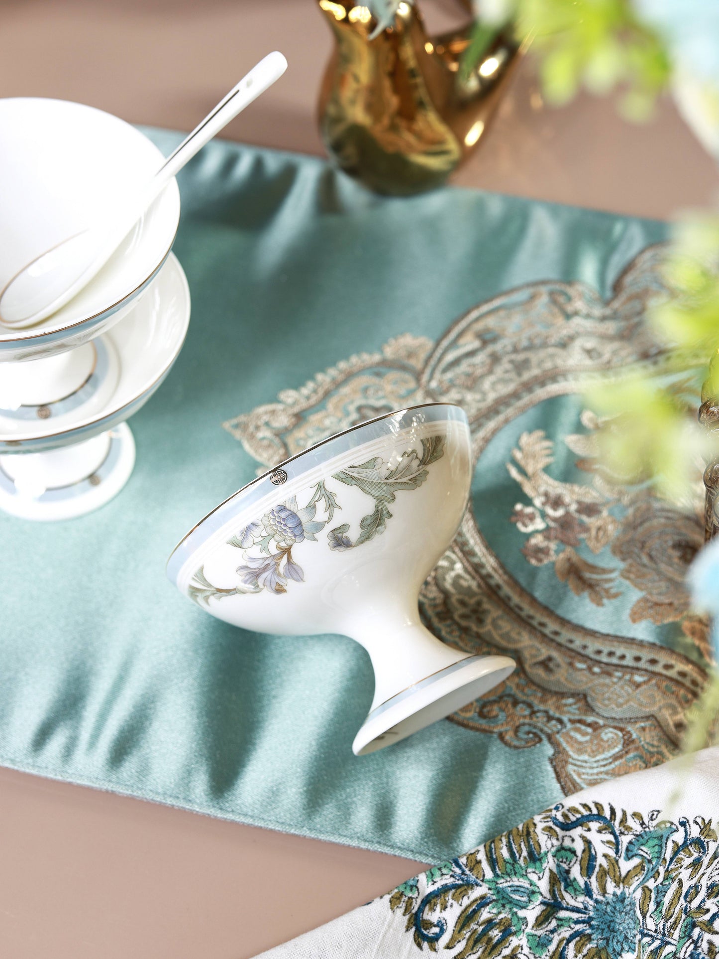Oriental Blume Dessert Cups (Set of 6)
