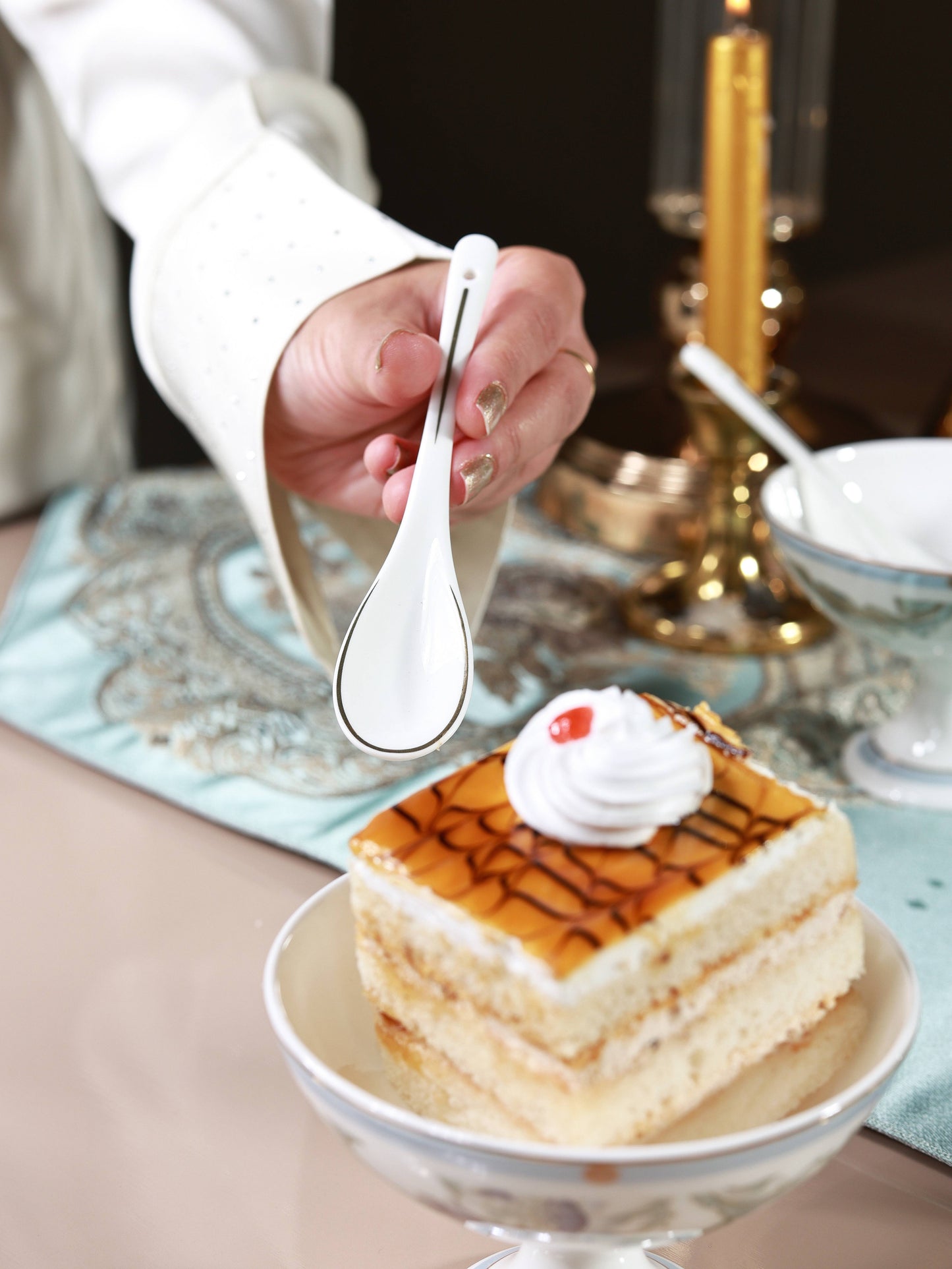 Oriental Blume Dessert Cups (Set of 6)