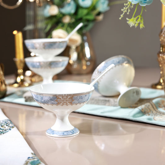 Majestique Blue Dessert Cups (Set of 6)